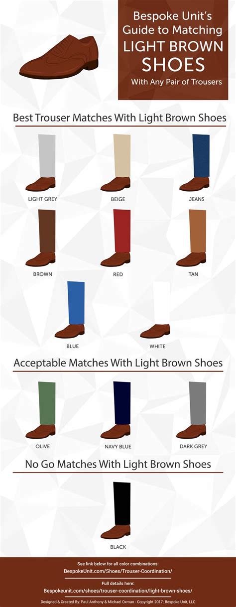 what color matches brown shoes